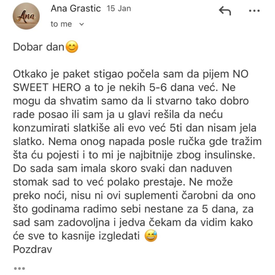 Utisak korisnice