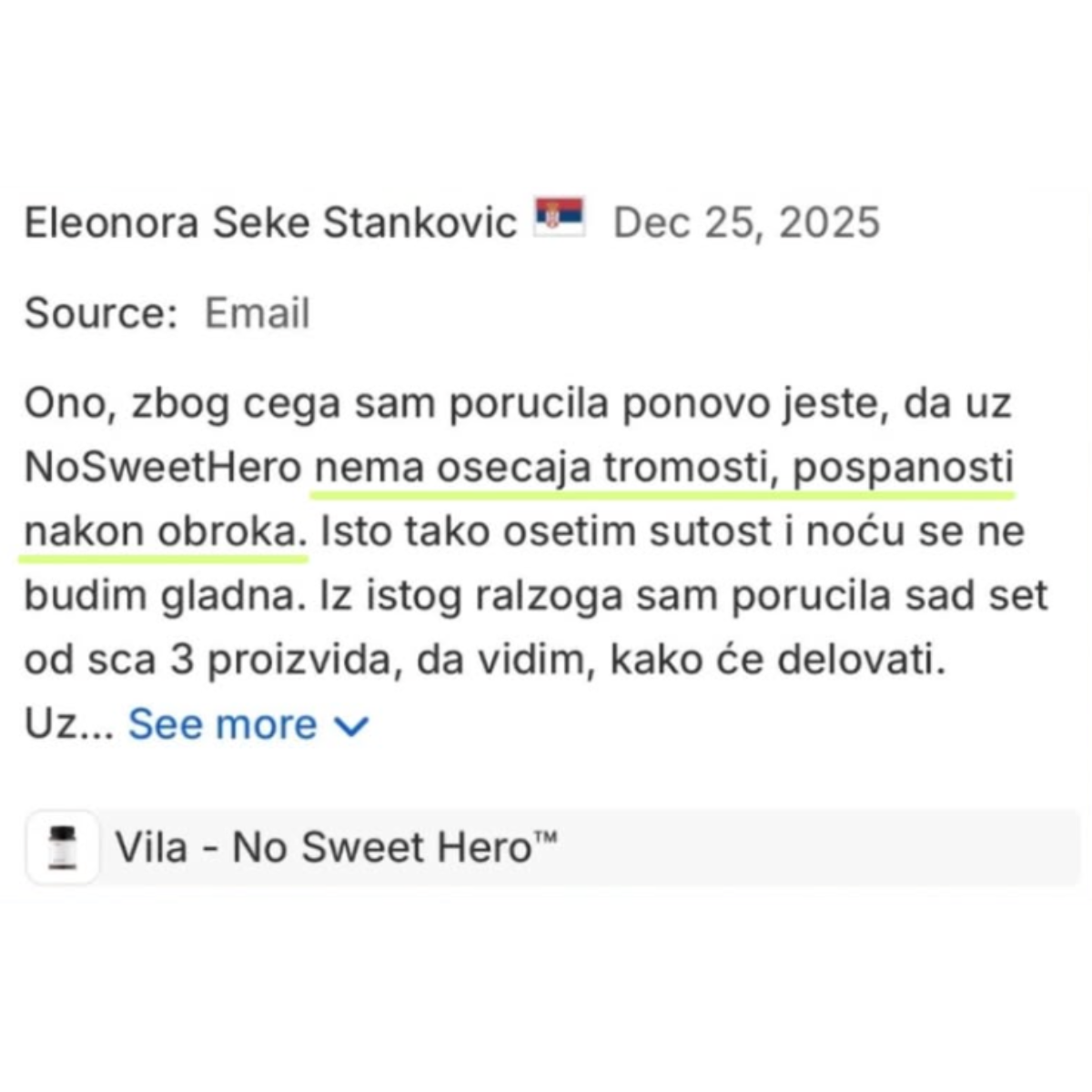 Customer review 20