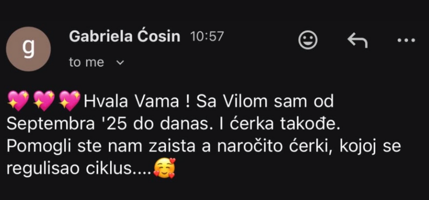 Poruka korisnice